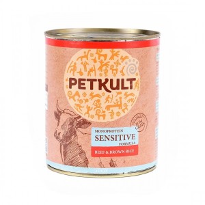 Petkult Sensitive cu Vita si Orez Brun 800g
